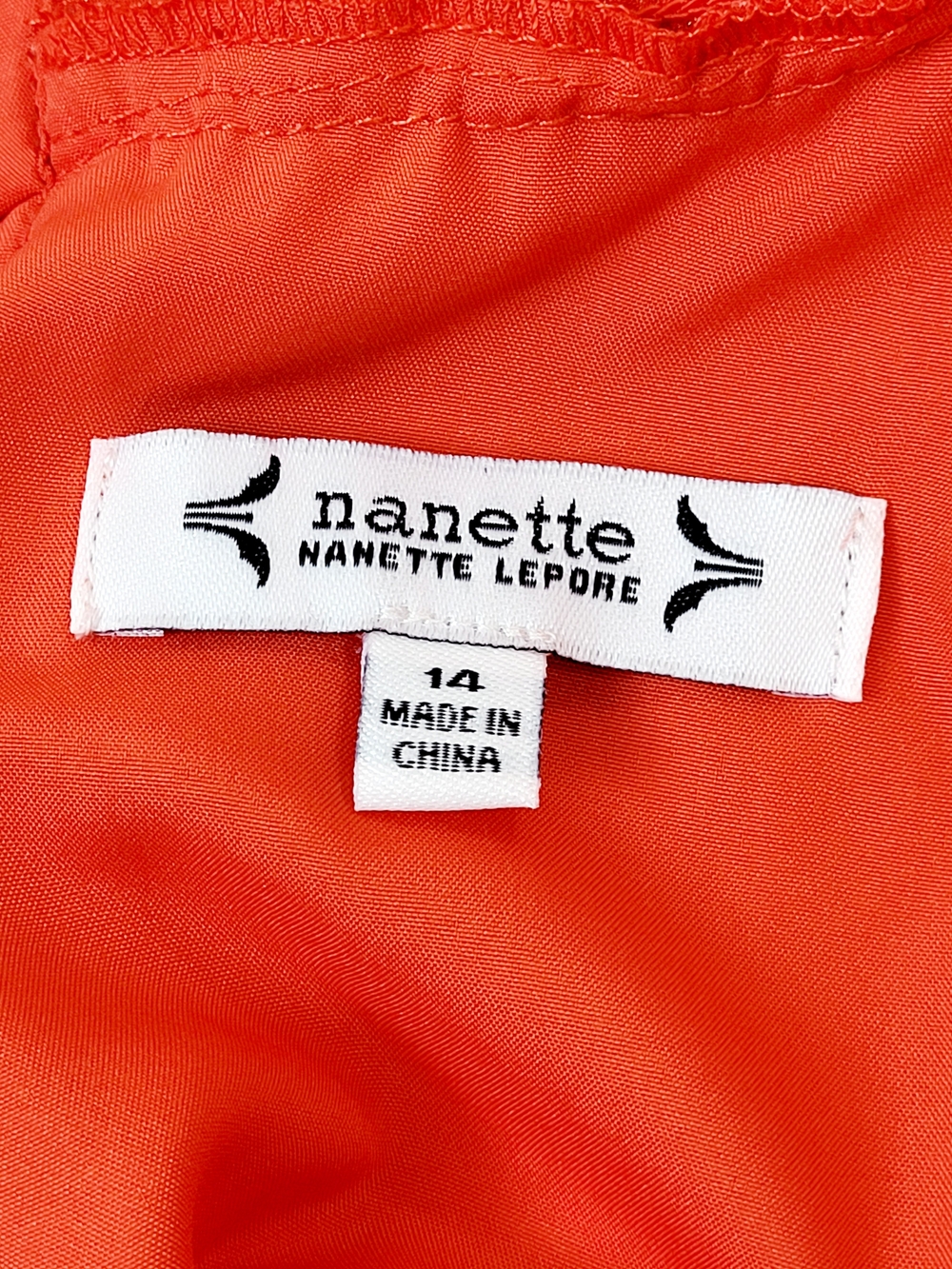 NWT Nanette Lepore Saffron Sun High Neck Smocked Pleated Midi Dress Size 14 - Picture 7 of 13